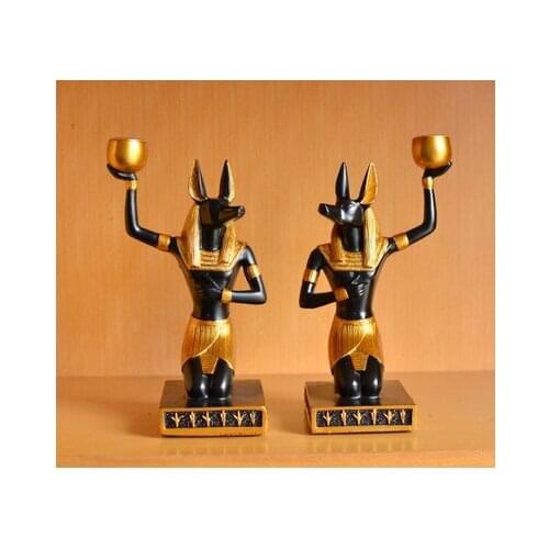 ANUBIS SET UP A STUDY LIVING ROOM TABLE TOP CREATIVE HOME DECOR HOUSEWARMING GIFT WINDOW DECORATIONS ROOM HOTEL STATUE