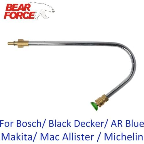Car Washer Metal Jet Lance Gutter Cleaning Wand Spear for AR Blue Michelin Black Decker Mac Allister Makita Pressure Washer