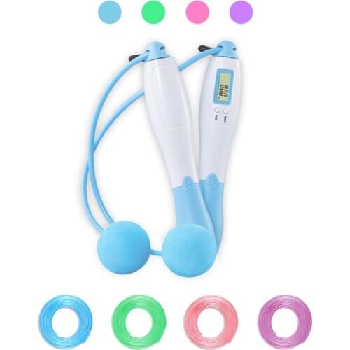 Cordless Jump Ropes Smart Electronic Digital wireless Skip Rope Calorie Consumption Fitness Body Building Exercise Jumping Rope