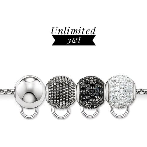 Beads Carrier 925 Sterling Silver Beads Connectors Fit Thomas Style Bracelet Necklace Karma Charms European Jewelry Accessories