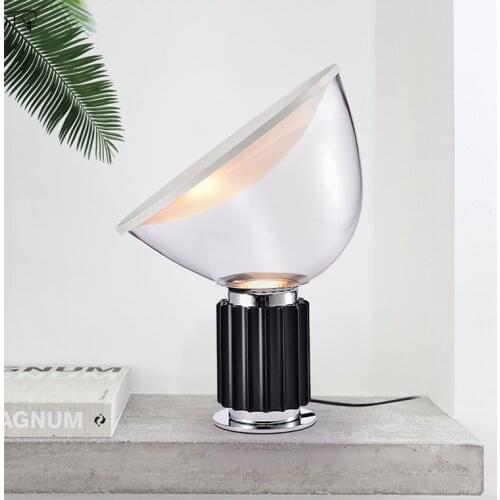 Nordic Italian Design Adjustable Radar Decorative Desk Lights Led Flexible Satellite Glass Table Lamp Bedroom Bedside Bar Study