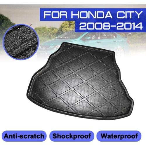 For Honda CITY 2008 2009 2010 2011 2012 2013 2014 Car Floor Mat Carpet Rear Trunk Anti-mud Cover