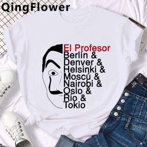 Money Heist La Casa De Papel House of Paper Bella Ciao t-shirt clothes men graphic tees kawaii casual top tees streetwear