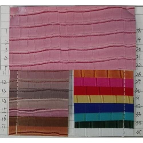 Wholesale 10 yards roll PVC alligator leather Crocodile pattern bag handbag sofa furniture leather fabric