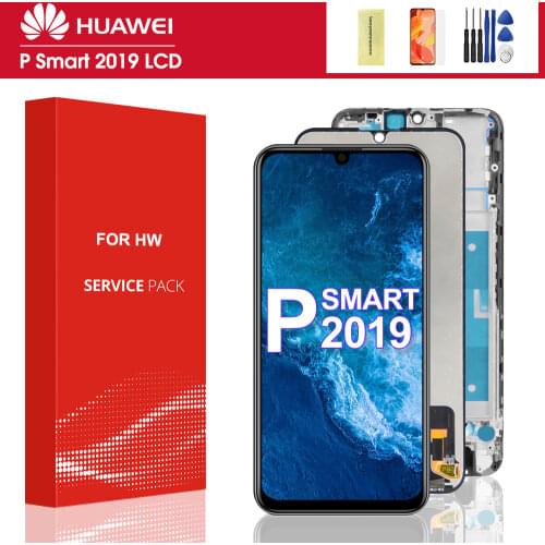 6.21'' Original Display For Huawei P Smart 2019 LCD Display Touch Screen Digitizer P Smart 2019 LCD Replace POT-LX1 L21 LX3