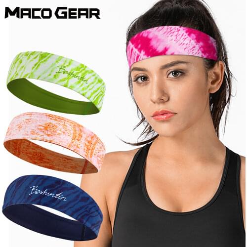 Girl Elastic Band Bandage Bicycle Tennis Sweatband Yoga Gym Cycling Sports Basketball Badminton Run Absorb Sweat Headwear Men