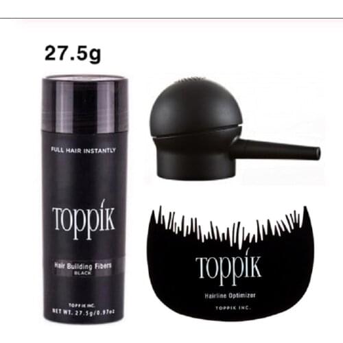 Hair Fibers Keratin Toppik Thickening Spray Hair Building Fibers 27.5g Loss Products Instant Wig Regrowth Powders