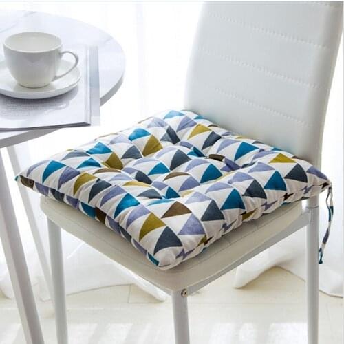 Textile Soft Cusion Square Shape Round Shape Print Seat Cusion Kitchen Office Garden Dining Chair Pad 2021 Home Textile
