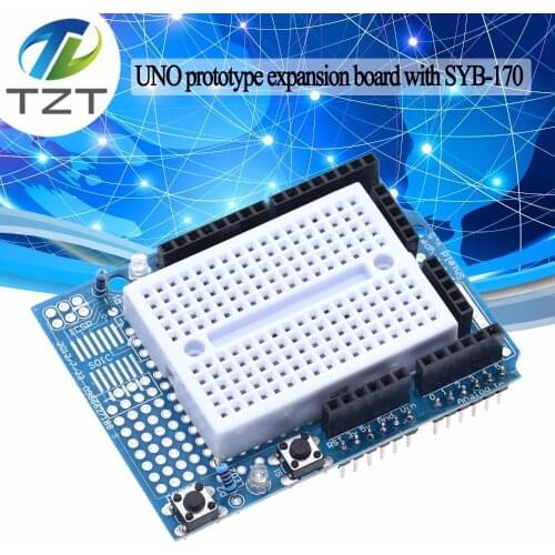 Smart Electronics UNO Proto Shield prototype expansion board with SYB-170 mini breadboard based For arduino UNO ProtoShield DIY