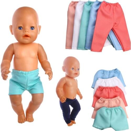 1Pcs Shorts And Leggings Casual All-Match For 18 Inch American Doll Girl & 43 Cm New Born Baby Items,Doll Accessories,Girls Gifs