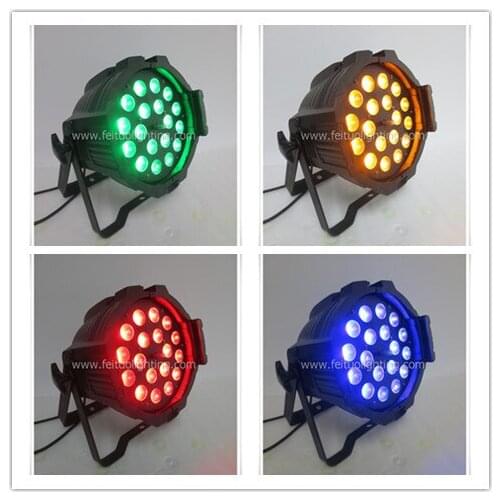 12pcs/lot ZOOM LED Par Light 18x18W RGBWA UV 6IN1 Wash par FT-ZM60
