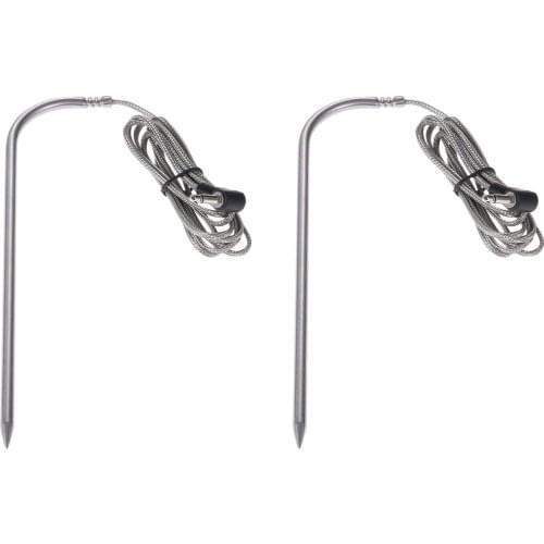 2pcs Replacement BBQ Meat Temperature Probe Sensor Fits for Pit Boss Wood Pellet Grill