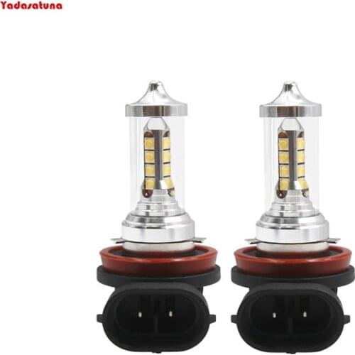 2Pcs High Power Super Bright White 6000K H11LL H8LL H11 H8 H16 LED Bulbs for Fog Driving Light Lamp Replacement W/Sharp Chip LED