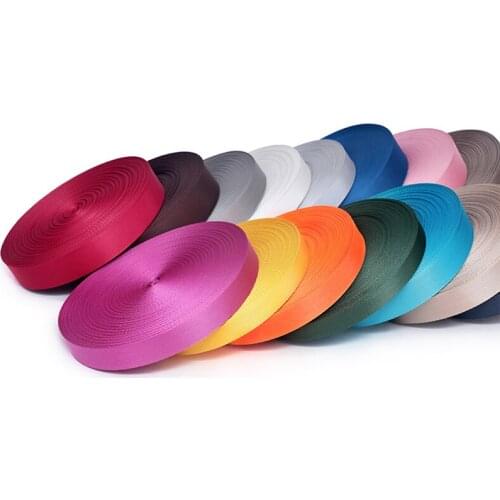 3.2cm wide 50 yards/lot nylon plain weave webbing for bags and clothings