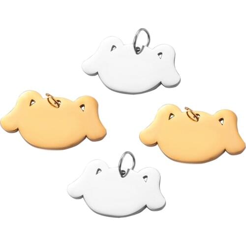 3pcs Wholesale Pet Dog Collar Accessories Decoration Pet ID Dog Tags Collars Stainless Steel Dog Tag Jewelry Dropshipping