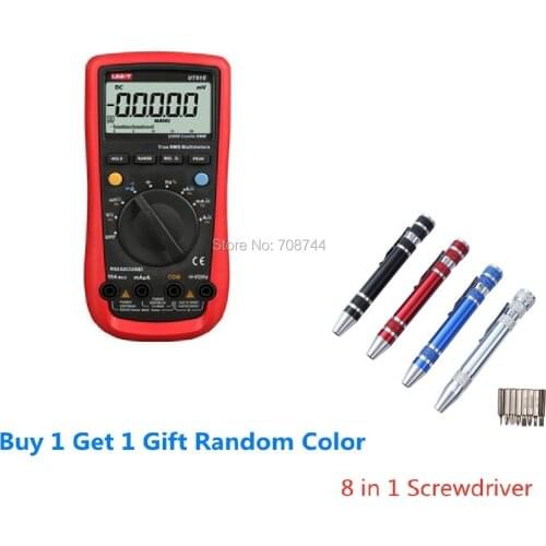 AC DC volt Ampere Ohm Tester UNI-T UT61D LCD Display Digital Multitester