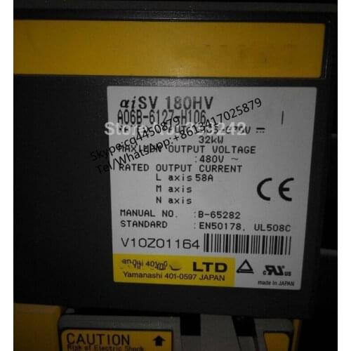 USED 100% TESTED A06B-6127-H106 SERVO DRIVE A06B-6127-H106