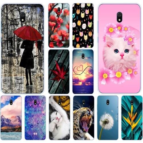 D for xiaomi redmi 8 8a 9 9A case cover silicon soft tpu back cover on for bumper hongmi 8a copas Painted phone Shells dog cute