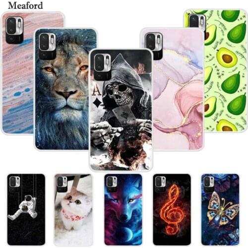 For Xiaomi Poco M3 Pro 5G Case Luxury Silicone TPU Soft Cover Phone Case For PocoM3 Pro 5G Shockproof Cute Case Capa Poco M 3