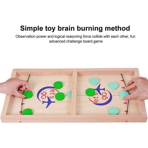 Wooden Catapults Bumper Chess Board Table Puzzle Toy Parent-child Family Interactive Educational Memory Training Party Game Prop