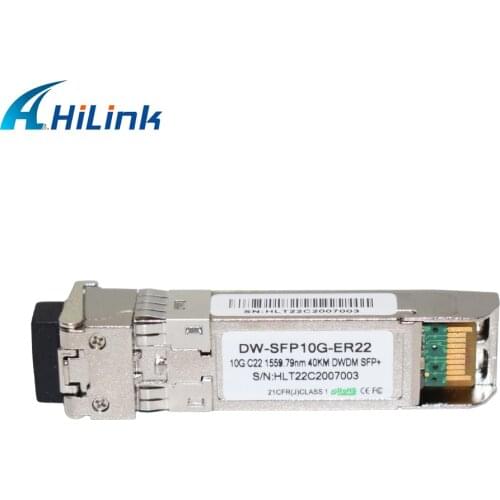 DWDM 10G C22 DW-SFP10G-ER 1559.79nm 40km 10G DWDM System DOM DWDM SFP