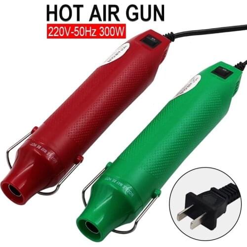 220V DIY Using Heat Gun Electric 50HZ 300W Pneumatic Gun Supporting Seat Soldering Blower Shrink Plastic Using Hand Blower Tools