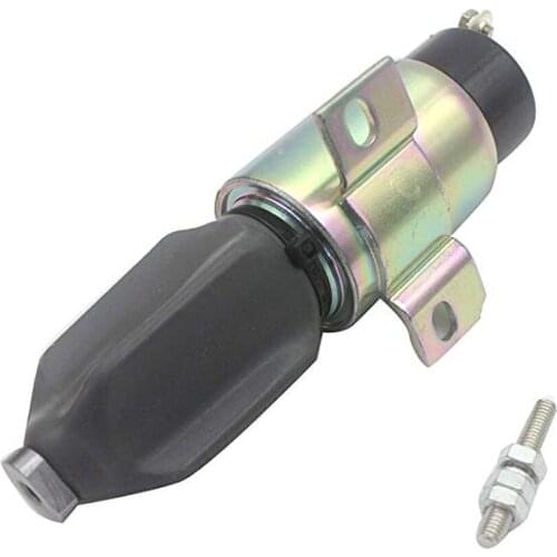 Fuel Shutdown Solenoid Valve 3864274 17512467U1B1S5A SA393324 SA3766T24 For Cummins, Caterpillar Excavator E70B, 12VDC