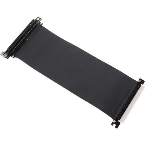 PCI Express PCIe3.0 16X to 16X Flexible Cable Adapter 90 Degree Angle Riser Card
