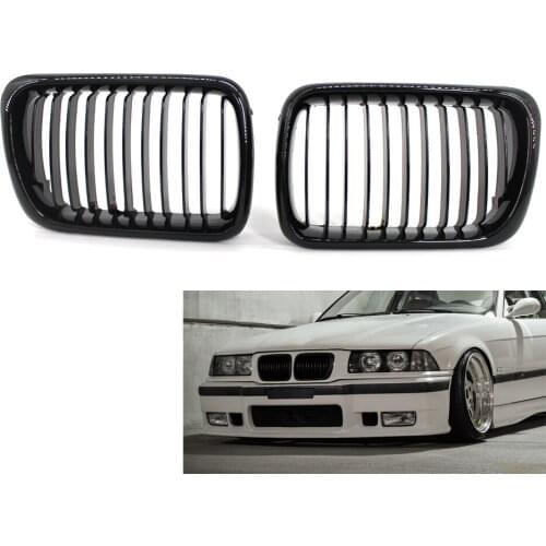 Gloss Black Racing Grille for BMW E36 97-99 325/328/M3/325i/328i