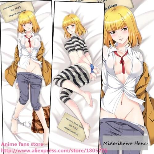 Cool Japanese Anime Kangoku Gakuen Prison School Midorikawa Hana Pillowcase Pillow Case Cover decorative Hugging Body Bedding