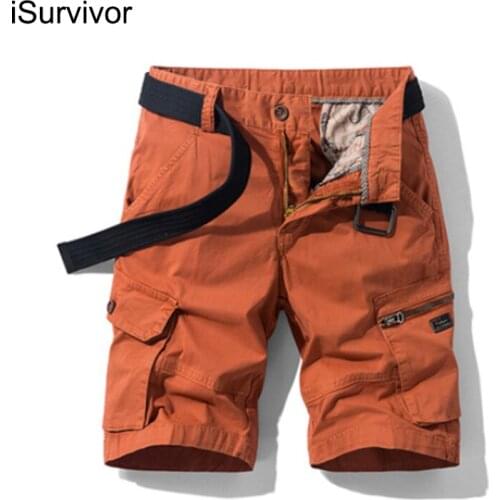ISurvivor 2021 Summer Slim Casual Shorts Mens Elastic Loose Beach Pants Five-Point Pants Trend