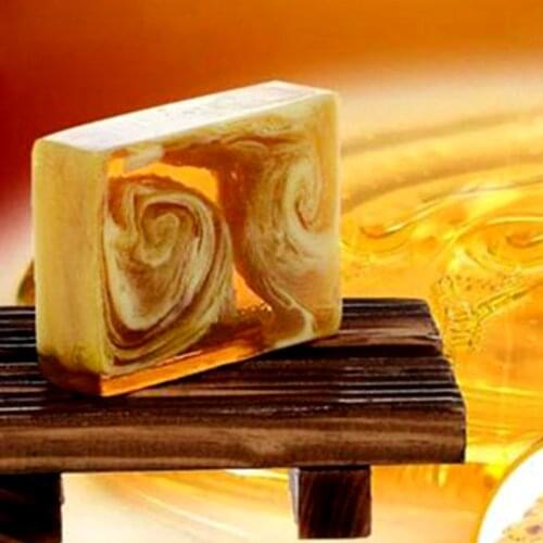 Natural Handmade Propolis Honey Milk Soap Face Care Replenishing Skin Bleaching Deep Cleansing Soap Replenishing Whitening