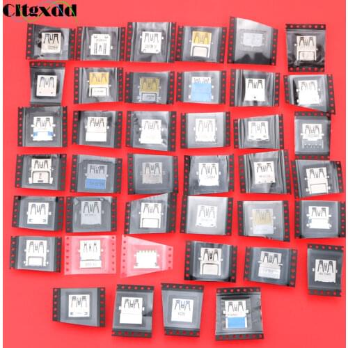 Cltgxdd 40Models USB Socket 3.0 USB Jack A Type Female Connector for High-speed Data Transmission For Laptop Lenovo Acer Samsung