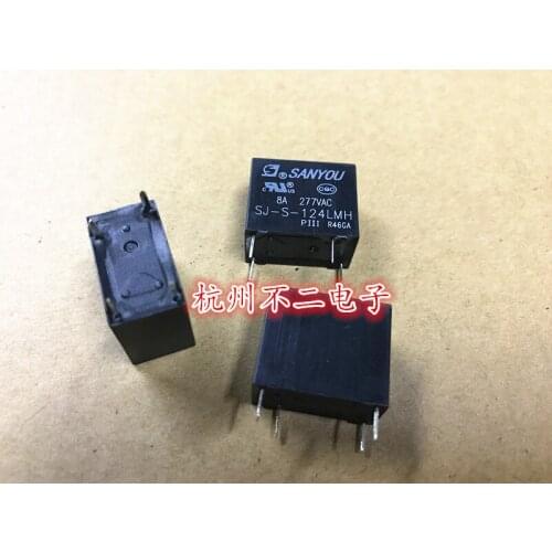Relay SJ-S-124LMH 4 feet normally open 8A for HF32F-024-HSLQ3