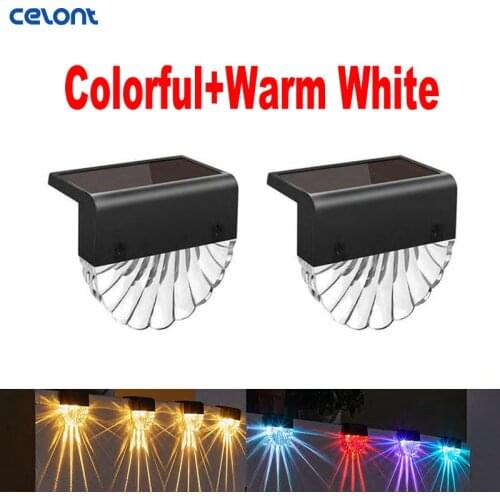 LED Solar Light Outdoor Waterproof Light Step Light Deck Lights Path Stair Wall Light Garden Landscape Balcony Fence Lamp Decor