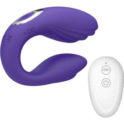 10-frequency Silicone Water-proof U-shaped Vibrator,hidden Wearing and Jumping-egg Couple Resonance Self-comfort Device