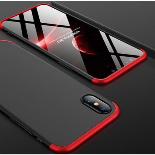 360 Full Cover For iPhone XR SE 2020 11 Pro Max 12 Mini Case Hard PC 3 In 1 Case For iphone 7 8 Plus X XS MAX XR 7plus 8+ Cover
