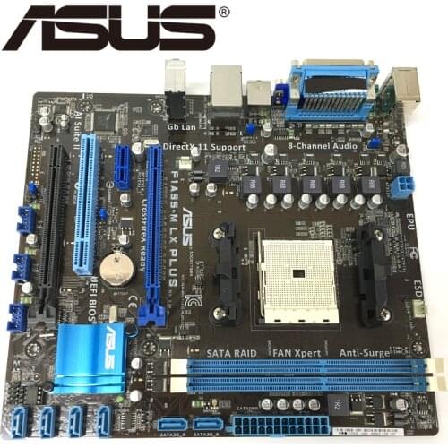 Asus Original F1A55-M LX PLUS Desktop Motherboard A55 Socket FM1 DDR3 32G For A / E2 Original Used Mainboard On Sale