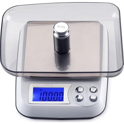 500Gx0.01g Digital Table Scale LCD Electronic Jewelry Diamonds Lab Weighing Scales 0.01G Precise Laboratory Balance With Tray