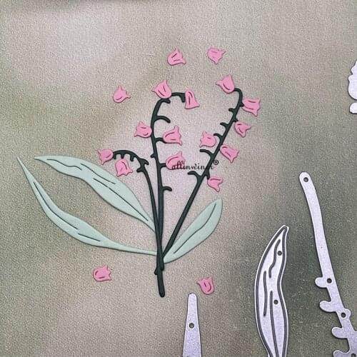 Flower plant decoration DIY Craft Metal Cutting Die Scrapbook Embossed Paper Card Album Craft Template Stencil Dies