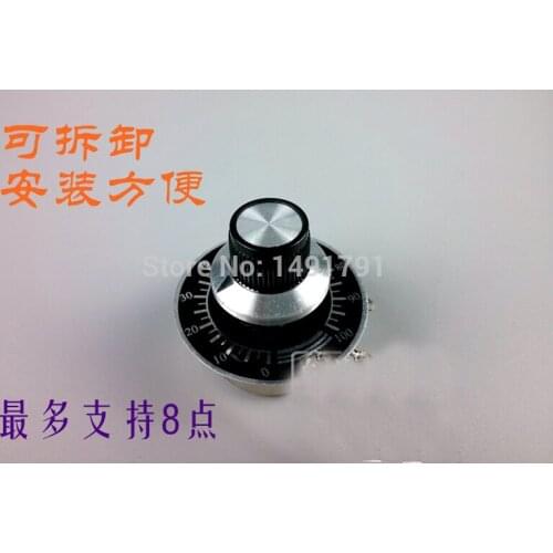 Takagism game props rotary three knob props for real life room escape props