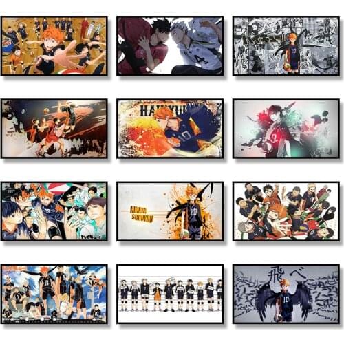 Haikyuu Character Pictures Anime Poster Canvas Painting And Prints Cuadros Art Decoration Mural Home Kids Room Wall Decor