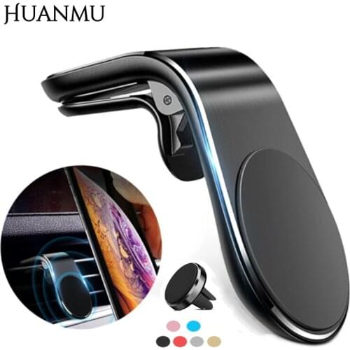 Metal Car Magnetic Phone Holder Car Air Vent Mount Stand GPS Mobile Cell Phone Bracket For iPhone Samsung Xiaomi