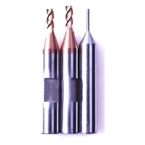 3pcs/lot CONDOR XC Mini drill bit XC -007 2.0mm 2.5mm 1.0mm carbide end milling cutter Key Cutter with slot