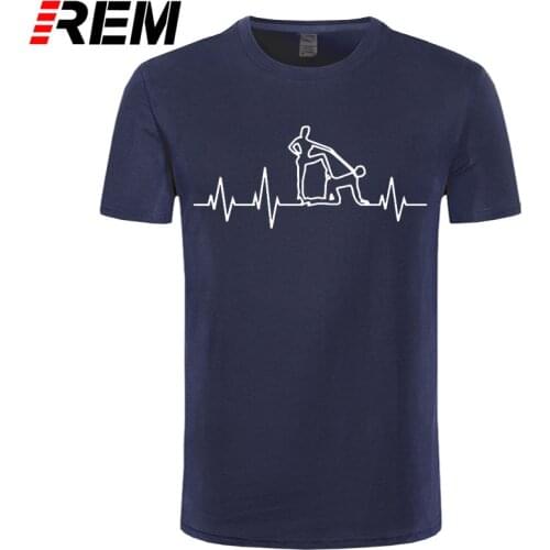 Letter New Designer Vintage Crew Neck Mens Short Bdsm Heartbeat Europe Stylisches Political T Shirts