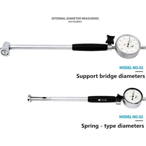 Precision 0.01mm Dial Indicator 100-160mm--0-5mm Inner Diameter Cylinder Table Bore Accurate Tool Dial Indicator Gauge