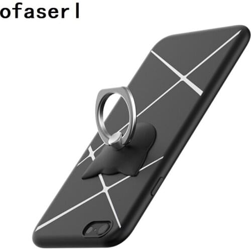 Universal Phone finger ring holder 360 Degree stand for iPhone X 7 6 plus Samsung Xiaomi Smartphone Tablet plain bague