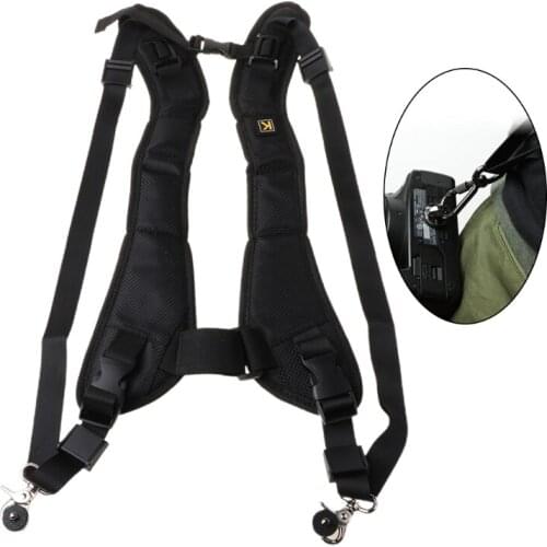 High Quality Double Dual Shoulder Camera Neck Strap Quick Rapid Sling Camera Belt for Digital SLR DSLR Camera Belt