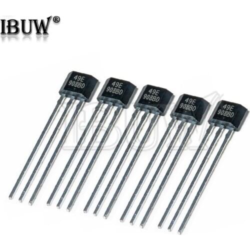 10pcs Hall sensor SS40AF SS41F SS495A SS49E 40AF 41F 495A 49E Ehigh Sensitivity