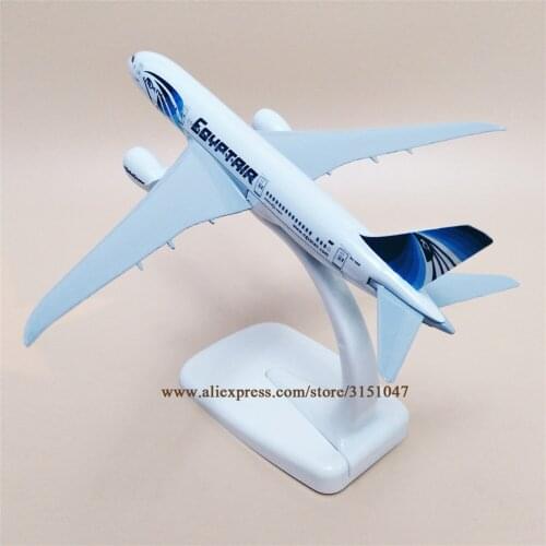 16cm EGYPT Air Airlines Boeing 787 B787 Airways Plane Model Alloy Metal Diecast Model Airplane Aircraft Gift